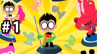 Teeny Titans - A Teen Titans Go iPhone Gameplay Walkthrough Part 1