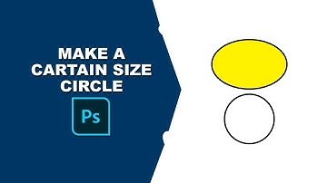 How to make a certain size circle in Photoshop