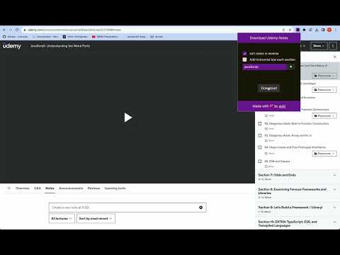 Udemy Notes Downloader video preview 2
