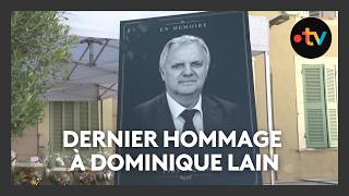 Dernier hommage à Dominique Lain, maire du Luc et président des pompiers du Var, décédé brutalement