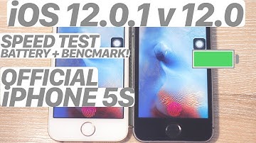iOS 12.0.1 vs. iOS 12 SPEED Test + BATTERY + BENCHMARK! (iPHONE 5S) #iPhone5S #iOS1201 #iOS12