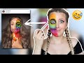 VAIS-JE ARRIVER À FAIRE CE MAKEUP ? Challenge HALLOWEEN n°1