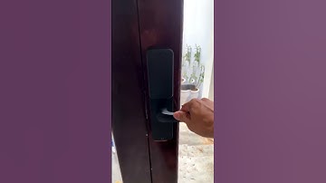 Khoá thông minh chuyên cửa gỗ, cửa nhựa composite #đànẵng #home #khoavantay