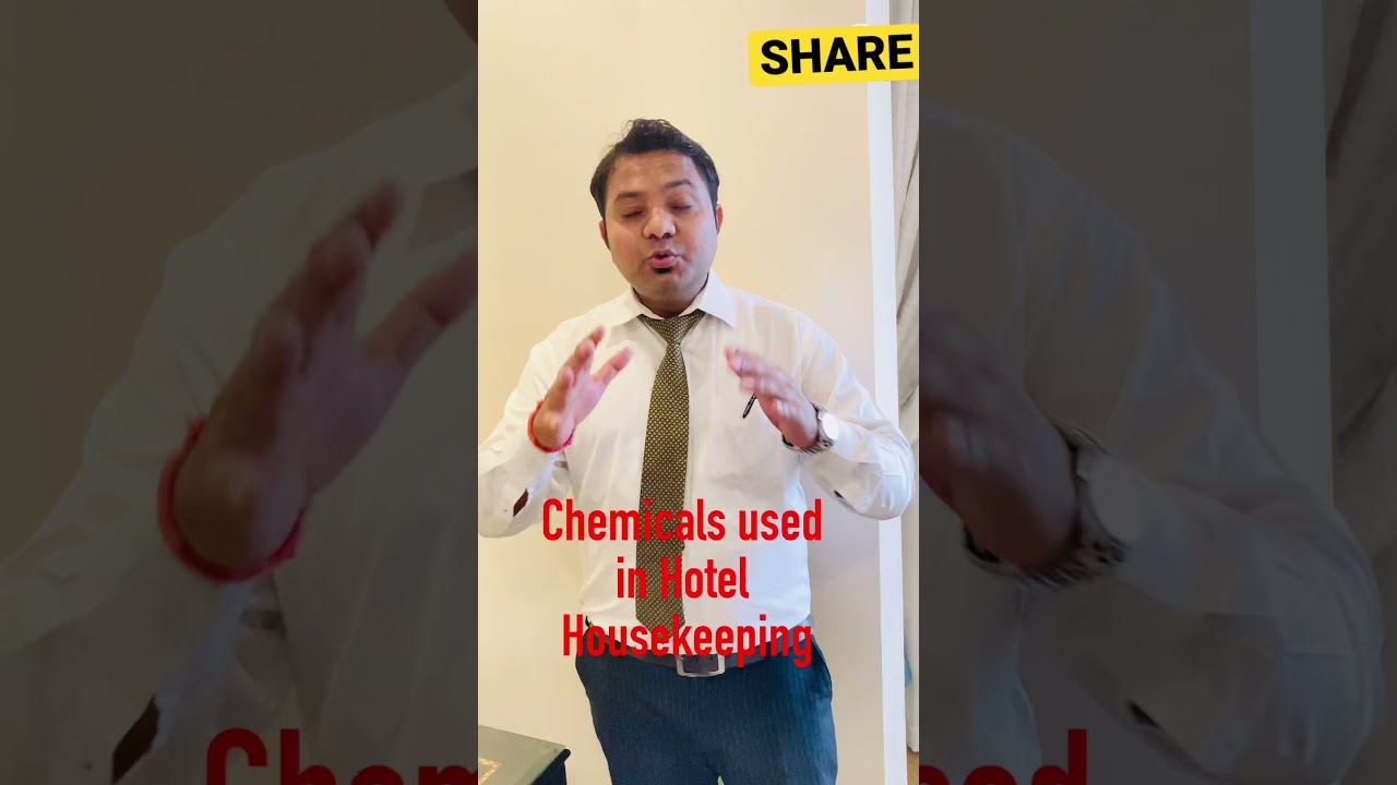 Types Of Chemicals Used In Hotel || Housekeeping || 
