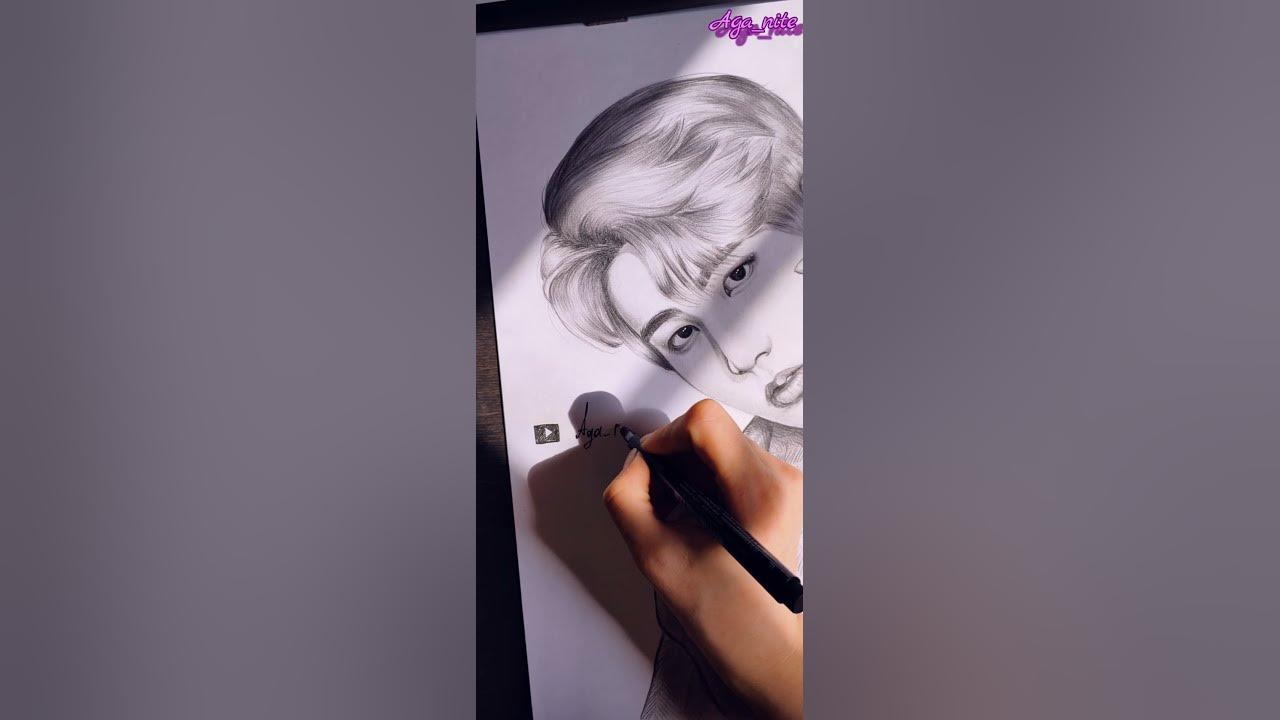 Рисунок - Хан из Стрей Кидс / Drawing - Han / Stray Kids #shorts # ...