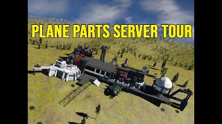 Plane Parts  Server Tour  Space Engineers