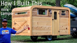 How to Build a Vintage Wood Camper