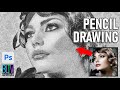 Photoshop create the look of pencil drawings from photos