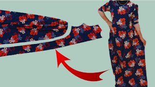 Very Easy For The First Time   Way to Sew a Stylish Dress👗Idea For Beginners