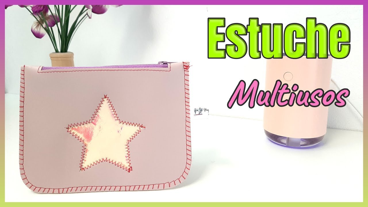 MONEDERO O ESTUCHE EN POLIPIEL, ÚSALO PARA LO QUE QUIERAS | with English subtitles | Yuyis Creations