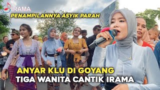 PEMANDANGAN YANG ASYIK TIGA WANITA CANTIK IRAMA GOYANG KOMPAK | IRAMA DOPANG ANYAR KLU