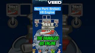 New Bad Piggies Part: Broken V8 Engine |Bad Piggies 2 Space Mod #angrybirds #badpiggies #shorts