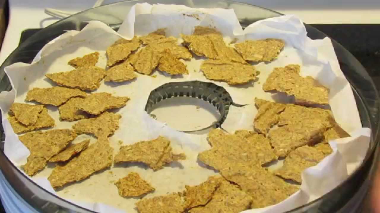 Raw Vegan Pumpkin Seed Flax Crackers (GlutenFree/Salton Dehydrator