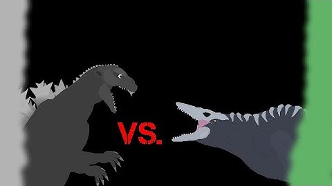 Godzilla 1954 vs giant skull crawler (Ramarak) | stick nodes animation