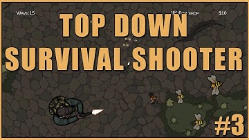 2D Top Down Survival Shooter Tutorial #3 | Damage & Enemy AI