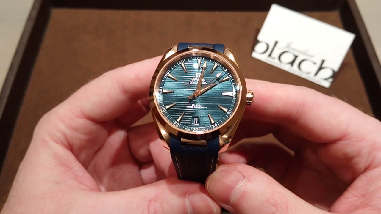 Omega Seamaster Aqua Terra 150m Co Axial Master Chronometer 18k Gold Hands On Kurzbericht Youtube