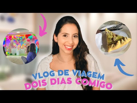 VLOG DE VIAGEM 48 HORAS COMIGO | ROTINA DA MANHÃ + LOOK + FUI À DOIS ANIVERSÁRIOS + RODÍZIO DE PIZZA