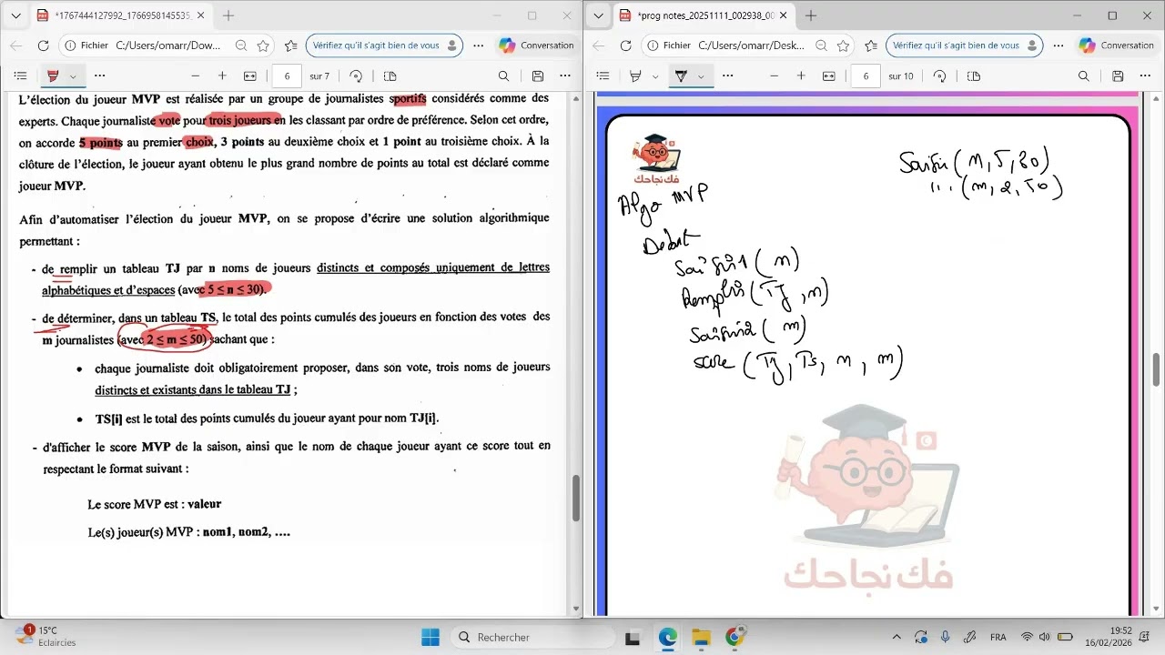 Probléme Informatique Bac Scientifique 2024