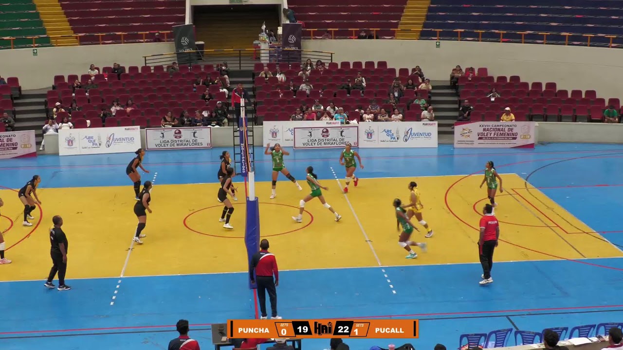 PUNCHANA VS PUCALLPA  NACIONAL SUB 15 DE VOLEY 24 DE FEBRERO