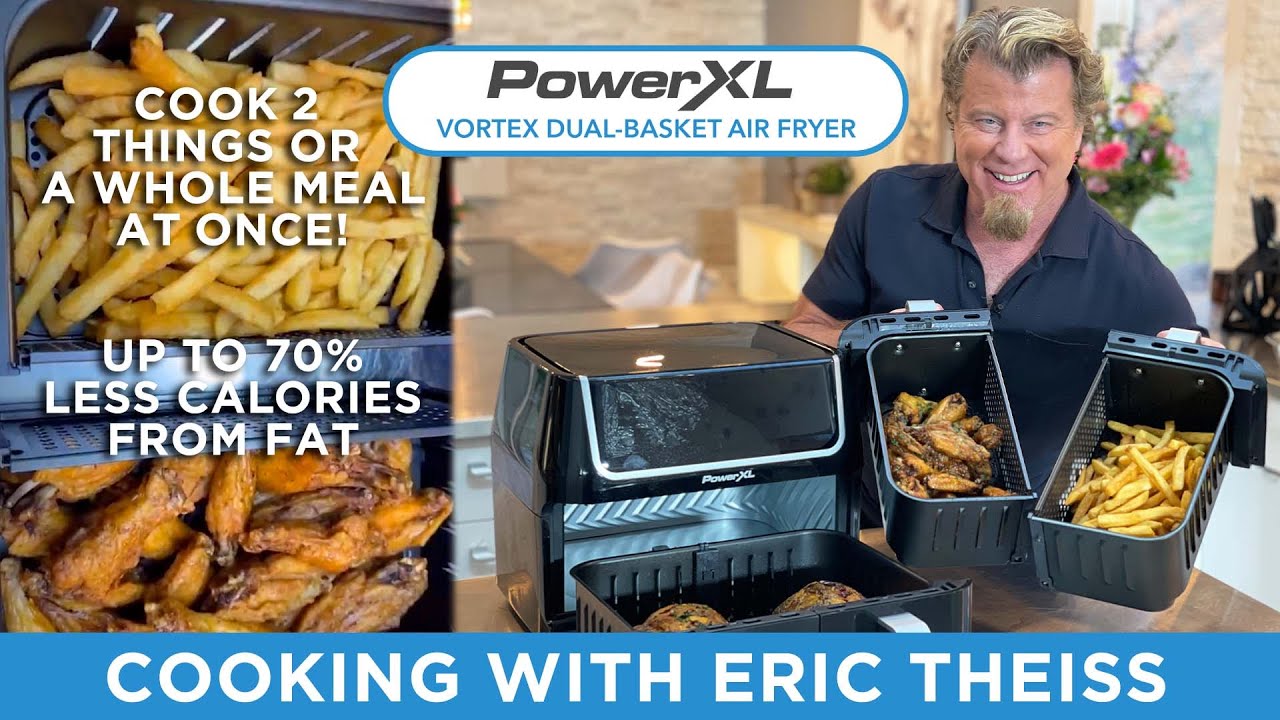 Power XL™ Vortex 9-Qt Dual Basket Air Fryer Pro