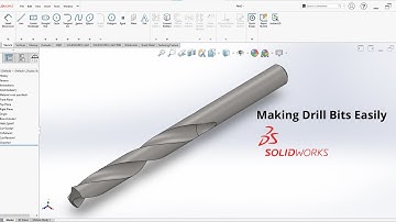 Easy and Fast Way to Make Drill Bits in SolidWorks - SolidWorks Tutorial