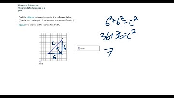 Using Pythagorean Theorem to find the distance on a grid