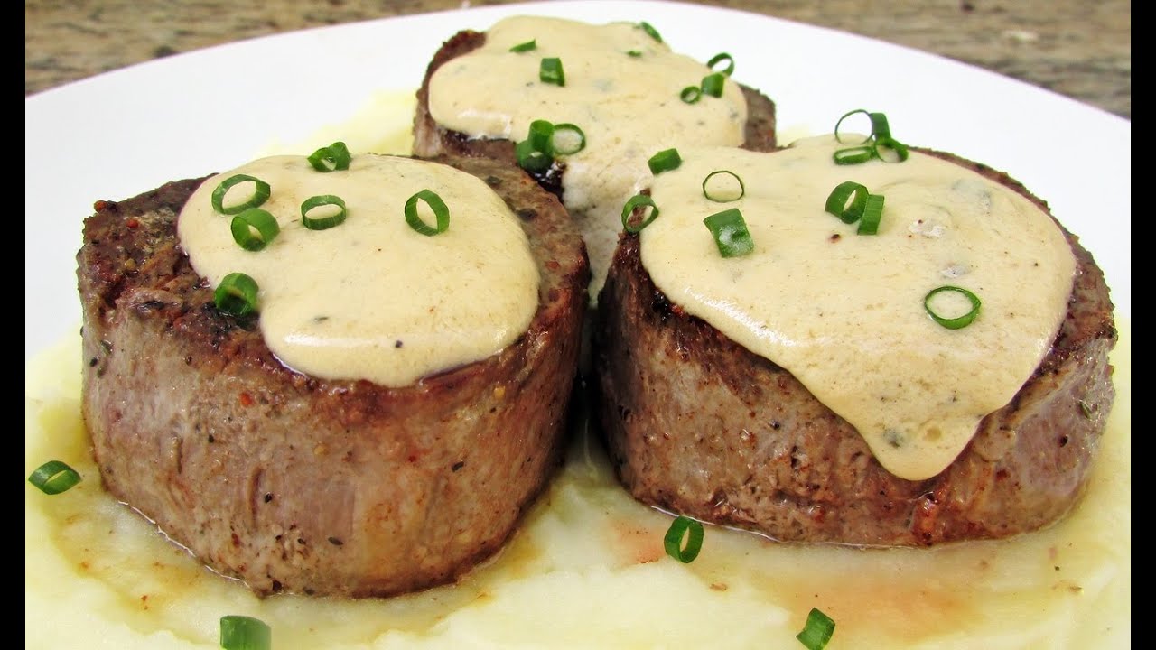 File mignon ao molho de gorgonzola - Simples e fácil