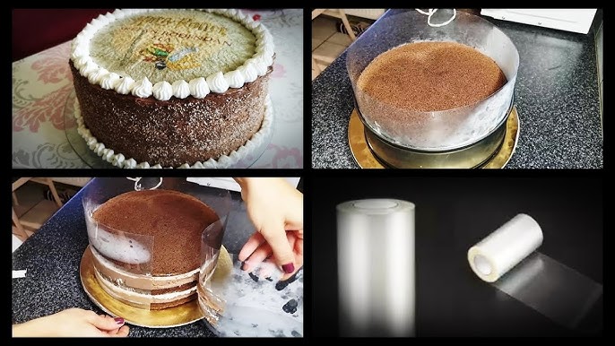 How to use Acetate sheets  acetate cake wrap 