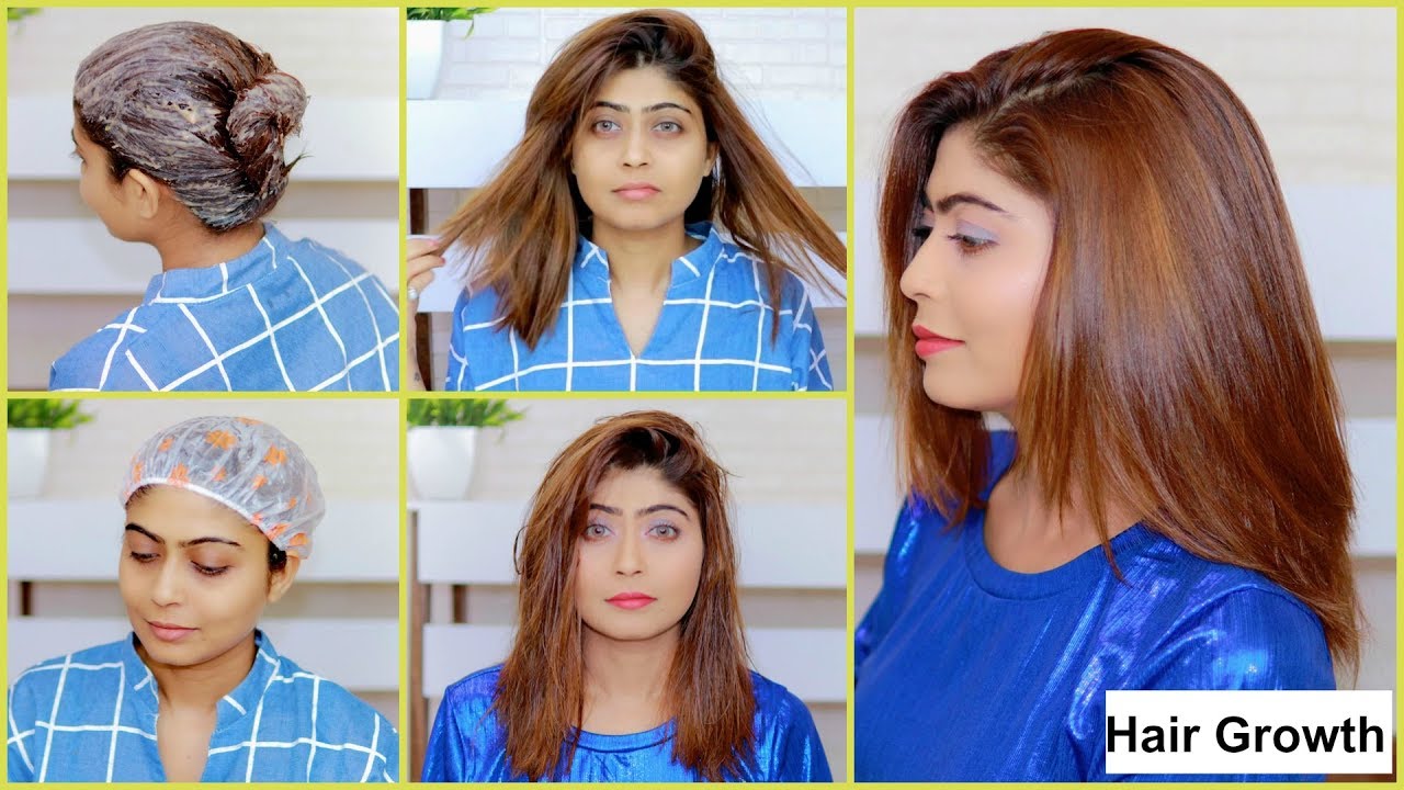 GET SHINY, SILKY, SOFT, SMOOTH, THICK HAIR NATURALLY- Home Made Hair Mask  For Hair Growth - YouTube
