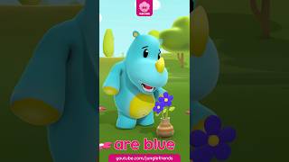 Some flowers are blue! - Colours - Shorts - Nursery Rhymes and Kids Song