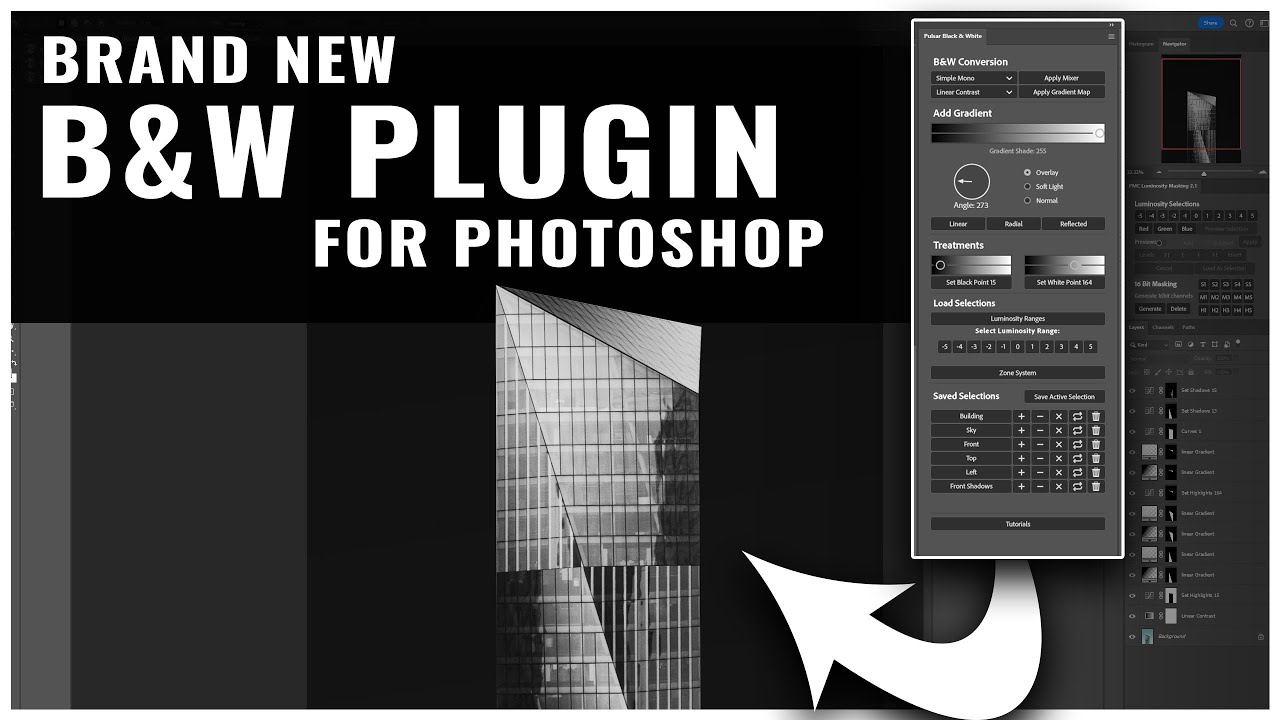 NEW: Black & White Plugin for Photoshop