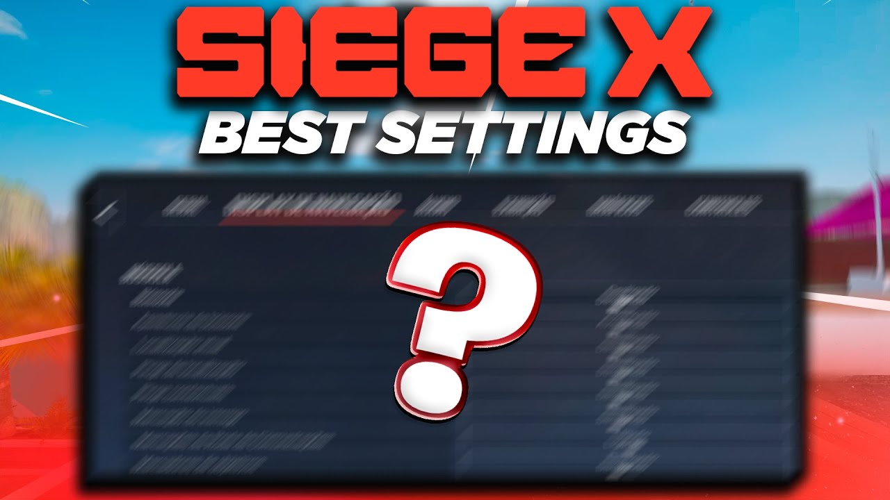 Configuração PERFEITA para Melhorar sua Gameplay no R6 (2025)