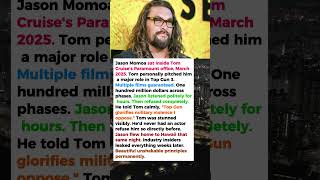 Tom Cruise Pursued Jason Momoa for Top Gun 3—His Stunning Refusal Devastated Paramount
