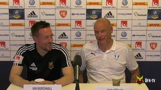 Presskonferens efter ÖFK:s 0-0 mot Malmö FF