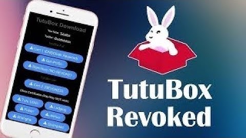 New Tutubox Is Revoked By Apple Inc. Signing Soon As Possible !!