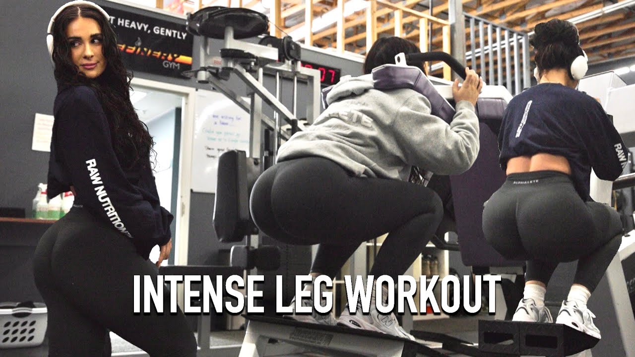 BULKING SERIES || quad & glute focused leg workout || intense leg day ...