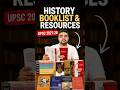 Complete History BOOKLIST for UPSC 2027-28 Preparation | Pratik Nayak #upsc #ias
