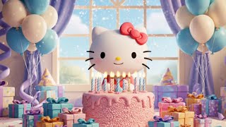 Birthday Party Song! 🎈 Learn to Celebrate & Share with Hello Kitty and Friends