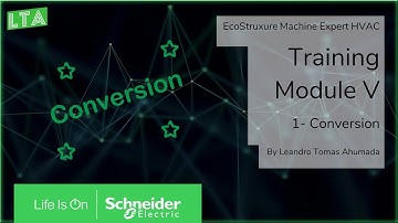 EcoStruxure Machine Expert HVAC Training - M5.1 Conversion
