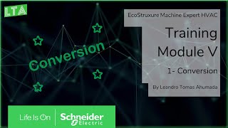 EcoStruxure Machine Expert HVAC Training - M5.1 Conversion
