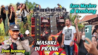 Masbre kena Prank🤣 gemuruh fans Rembang teriaki Masbre saat lewat.