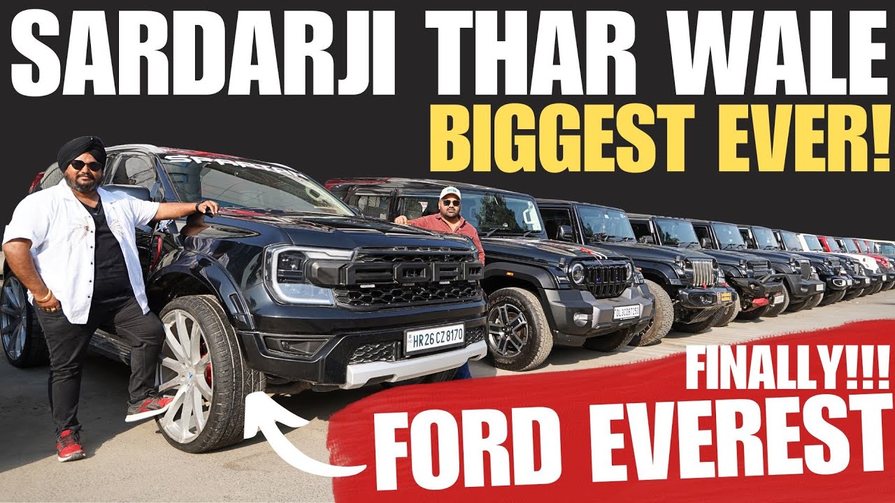 SARDAR JI THAR WALE 🔥 Biggest SALE Discount On Mahindra THAR 🔥 Delhi Used Car HUB NSP 🔥