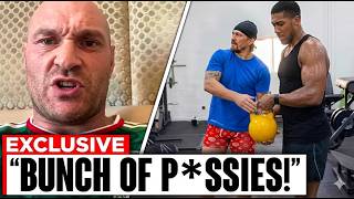 Tyson Fury FIRES BACK at Anthony Joshua Training with Oleksandr Usyk