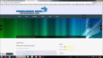 Programming Genie Welcome Video