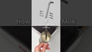 12-Second Milk Steaming Guide for Beginners #latteart #coffee