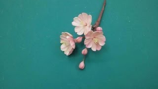 Creating a Cherry Blossom Out of Gumpaste (Part 1\/2)