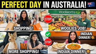 A PERFECT DAY IN AUSTRALIA Woolies Shift Shopping Spree Indian Dinner
