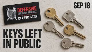 Cyber Security News for September 18 2026 - Daily DefSec Brief