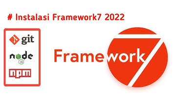 Cara Instalasi Framework7 Terbaru Simple #2022 #git #nodejs #npm #vscode