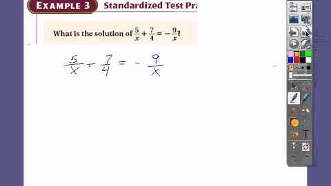 ALG2 CH8.6 Part 1 (Solving Rational Equations)